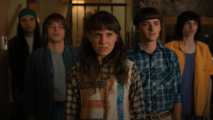 Stranger Things 4 final trailer for Netflix event piazza del duomo in milan may 26th