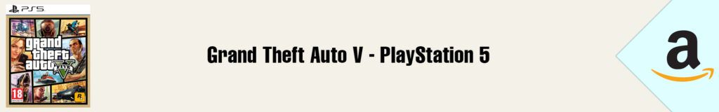 Banner Amazon Grand Theft Auto 5 PS5