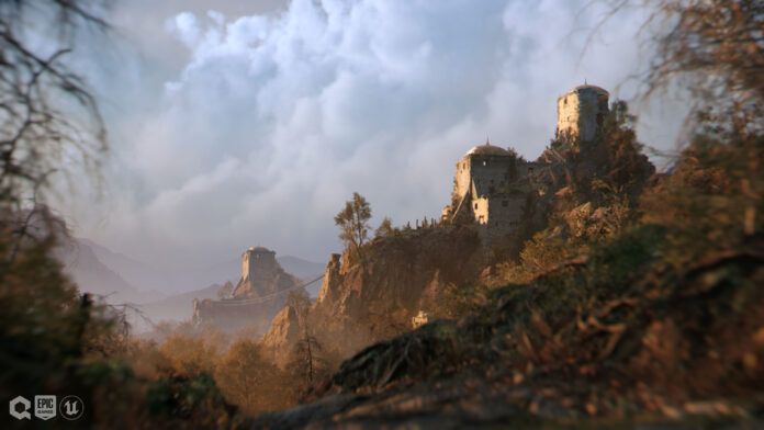 Quixel Ninety Days in Unreal Engine 5 Castle Ruins