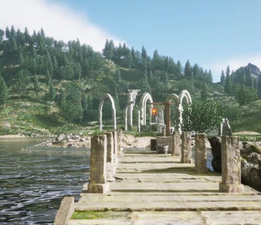 The Elder Scrolls 4 Oblivion world reveal recreation in Unreal Engine 5