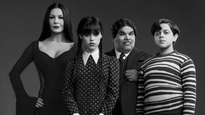 netflix tim burton famiglia addams mercoledì jenna ortega catherin zeta-jones luis guzman isaac ordonez