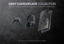 PS5 grey camouflage