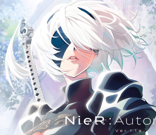 nier automata anime 2b poster