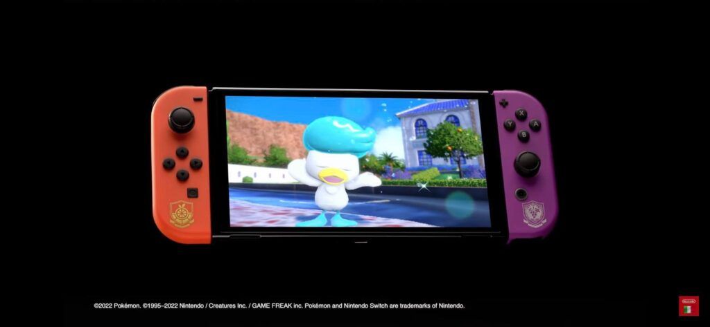 nintendo switch oled pokémon scarlatto violetto