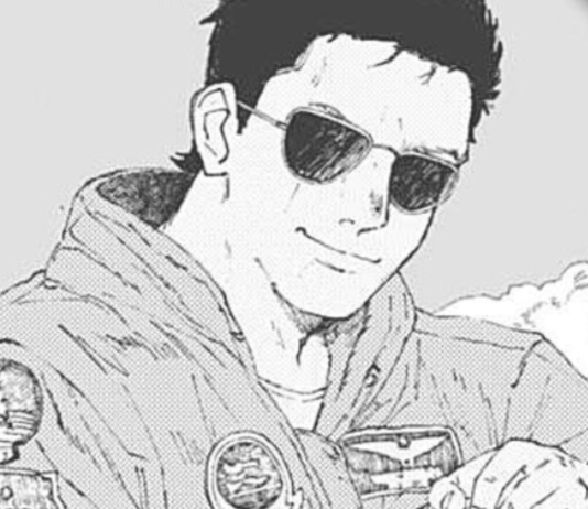 top gun maverick tom cruise manga giapponese