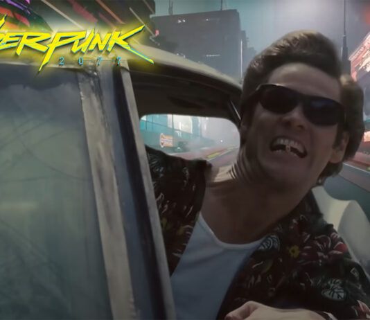 Cyberpunk 2077 Ace Ventura parodia