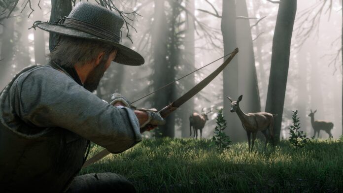 Red Dead Redemption 2 mod Hunting Grounds rende meccaniche di caccia più realistiche Rockstar Games PC