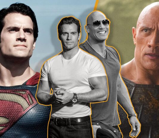 superman black adam henry cavill dwayne the rock johnson warner bros dceu dc