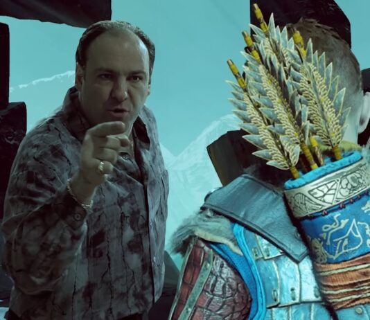 God of War Tony Soprano video parodia