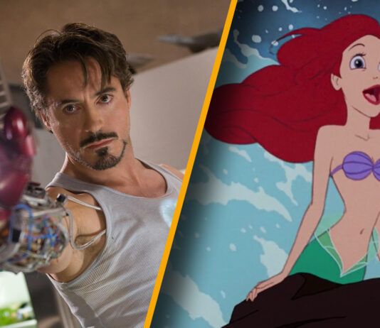 la sirenetta little mermaid disney iron man tony stark robert downey junior marvel cinematic universe mcu