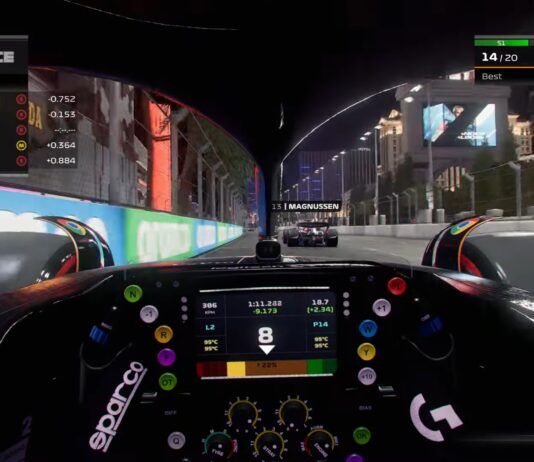 EA SPORTS F1 23 new wheel display