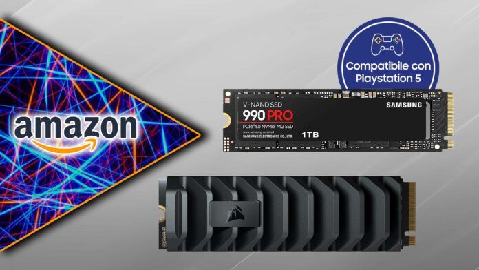 Offerte Amazon SSD Corsair Samsung