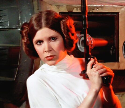 carrie fisher star wars principessa leia