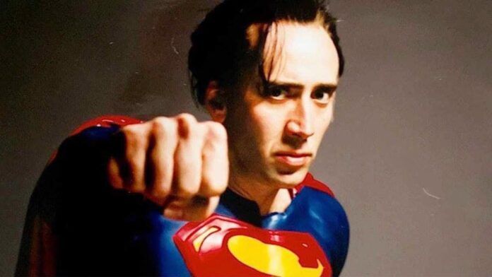 nicolas cage superman the flash