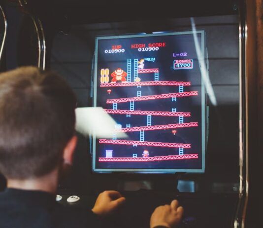 donkey kong arcade sala giochi vecchi videogame classici retrogame