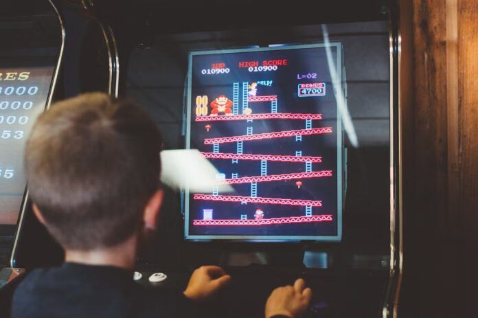 donkey kong arcade sala giochi vecchi videogame classici retrogame