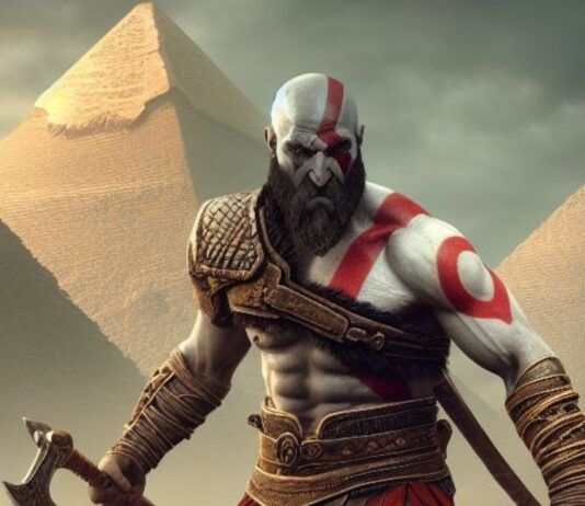 god of war kratos egitto