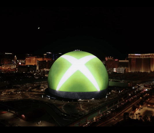 microsoft xbox las vegas sphere