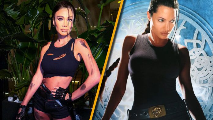 Diletta Leotta Lara Croft Tomb Raider Cosplay Halloween