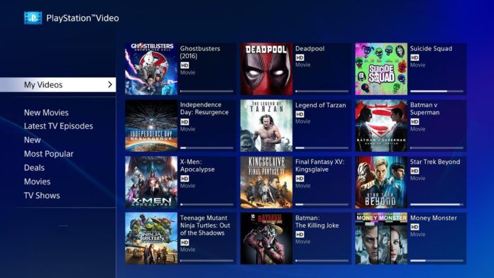PlayStation Store Film Discovery