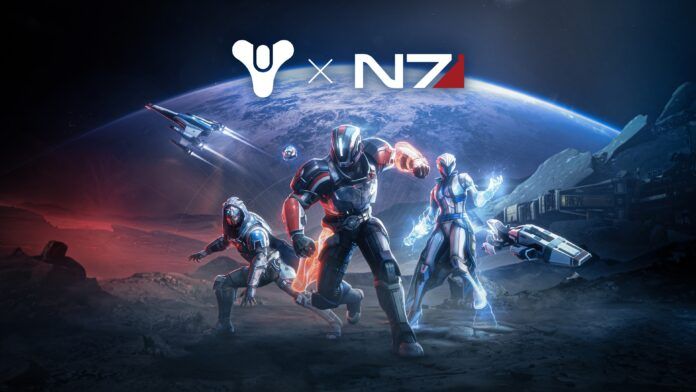 Destiny 2 x Mass Effect collaborazione Bungie BioWare Electronic Arts