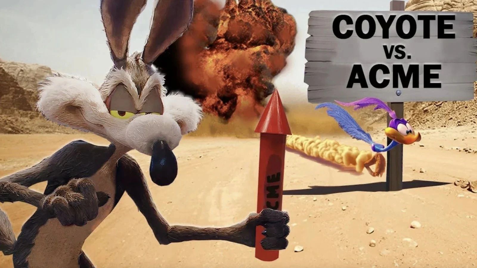 Coyote vs Acme è salvo. Uscirà nel 2024. Ecco la prima immagine del film
