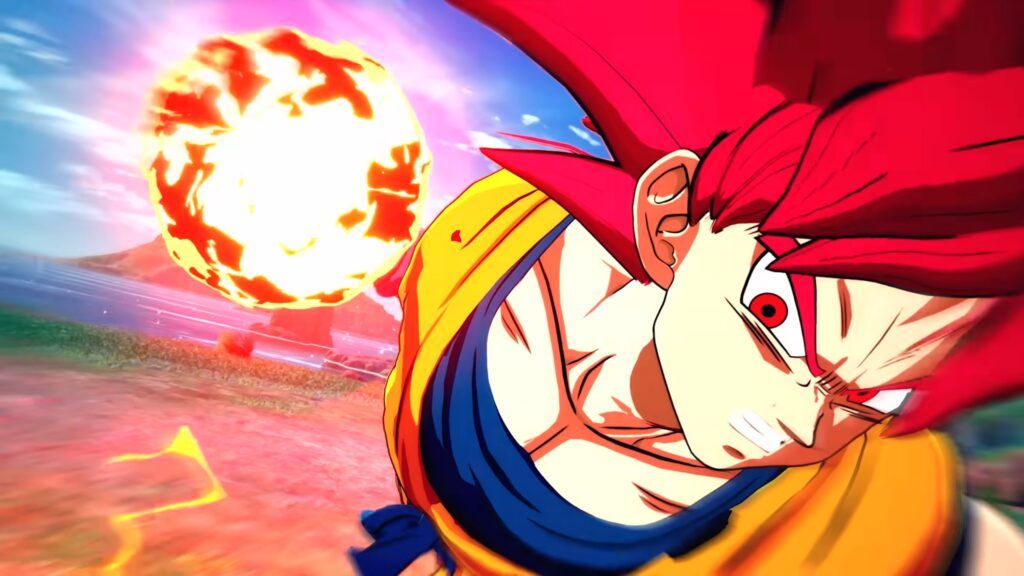 Dragon Ball Sparking Zero Goku Super Saiyan God