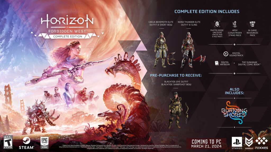 Horizon Forbidden West Complete Edition PC DLC