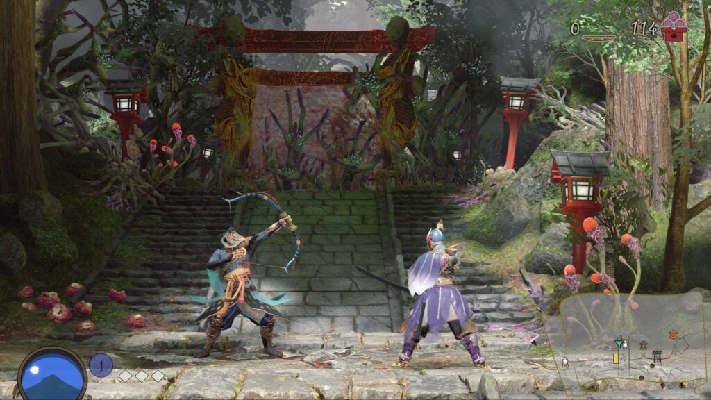 kunitsu-gami path of the goddess capcom gameplay