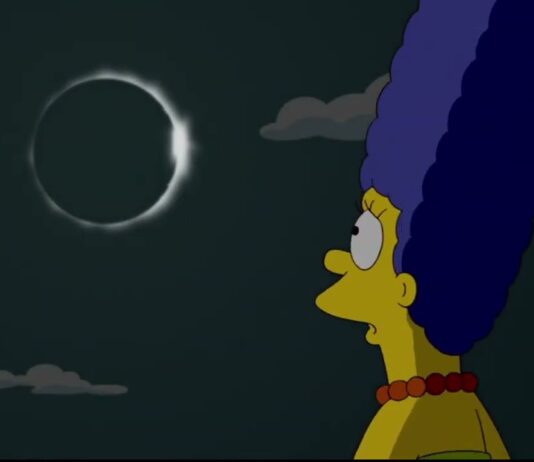 eclissi solare marge simpson