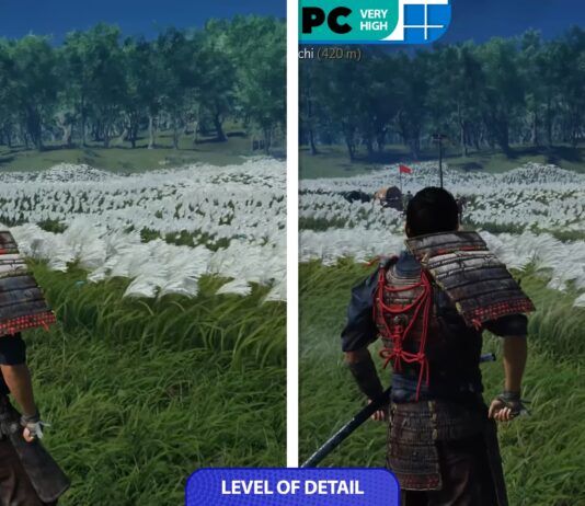 Ghost of Tsushima Director's Cut PC vs PS5 comparison