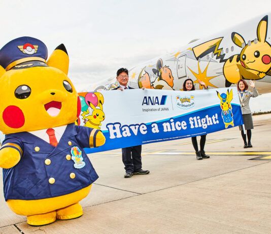 all nippon airways pokémon jet pikachu