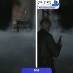 Silent Hill 2 Remake PS5 Qualità vs Prestazioni nebbia volumetrica