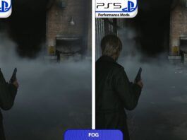 Silent Hill 2 Remake PS5 Qualità vs Prestazioni nebbia volumetrica