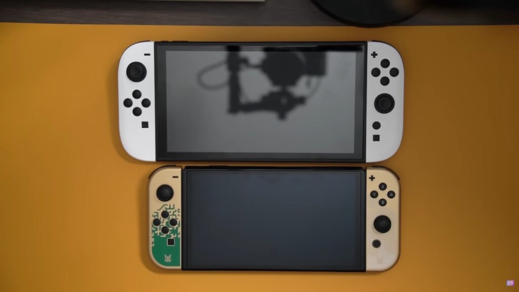 Nintendo Switch 2 Dummy Model vs Nintendo Switch OLED