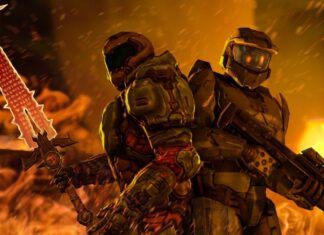 Secret Level episodio crossover Halo Doom Slayer Master Chief